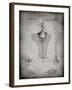 PP599-Faded Grey Water Buoy Patent Poster-Cole Borders-Framed Giclee Print