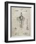 PP599-Sandstone Water Buoy Patent Poster-Cole Borders-Framed Giclee Print