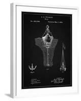 PP599-Vintage Black Water Buoy Patent Poster-Cole Borders-Framed Giclee Print