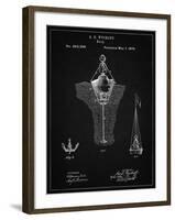 PP599-Vintage Black Water Buoy Patent Poster-Cole Borders-Framed Giclee Print