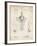 PP599-Vintage Parchment Water Buoy Patent Poster-Cole Borders-Framed Giclee Print