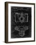 PP6 Black Grunge-Borders Cole-Framed Giclee Print