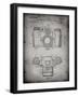 PP6 Faded Grey-Borders Cole-Framed Giclee Print