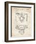 PP6 Vintage Parchment-Borders Cole-Framed Premium Giclee Print