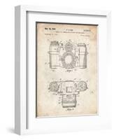 PP6 Vintage Parchment-Borders Cole-Framed Giclee Print