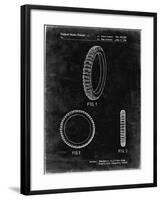 PP600-Black Grunge Mountain Bike Tire Patent Poster-Cole Borders-Framed Giclee Print