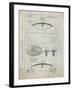 PP601-Antique Grid Parchment Football Game Ball 1902 Patent Poster-Cole Borders-Framed Giclee Print
