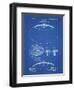 PP601-Blueprint Football Game Ball 1902 Patent Poster-Cole Borders-Framed Giclee Print