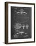 PP601-Chalkboard Football Game Ball 1902 Patent Poster-Cole Borders-Framed Giclee Print