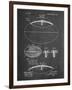 PP601-Chalkboard Football Game Ball 1902 Patent Poster-Cole Borders-Framed Giclee Print