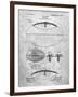 PP601-Slate Football Game Ball 1902 Patent Poster-Cole Borders-Framed Giclee Print