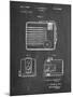 PP606-Chalkboard Kodak Brownie Hawkeye Patent Poster-Cole Borders-Mounted Giclee Print