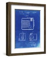 PP606-Faded Blueprint Kodak Brownie Hawkeye Patent Poster-Cole Borders-Framed Giclee Print