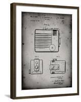 PP606-Faded Grey Kodak Brownie Hawkeye Patent Poster-Cole Borders-Framed Giclee Print