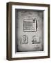 PP606-Faded Grey Kodak Brownie Hawkeye Patent Poster-Cole Borders-Framed Giclee Print