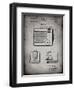 PP606-Faded Grey Kodak Brownie Hawkeye Patent Poster-Cole Borders-Framed Giclee Print