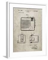 PP606-Sandstone Kodak Brownie Hawkeye Patent Poster-Cole Borders-Framed Giclee Print