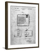 PP606-Slate Kodak Brownie Hawkeye Patent Poster-Cole Borders-Framed Giclee Print