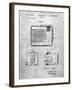 PP606-Slate Kodak Brownie Hawkeye Patent Poster-Cole Borders-Framed Giclee Print