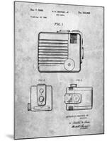 PP606-Slate Kodak Brownie Hawkeye Patent Poster-Cole Borders-Mounted Giclee Print