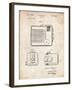 PP606-Vintage Parchment Kodak Brownie Hawkeye Patent Poster-Cole Borders-Framed Giclee Print