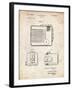 PP606-Vintage Parchment Kodak Brownie Hawkeye Patent Poster-Cole Borders-Framed Giclee Print