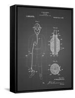 PP607-Black Grid Gas Mask 1918 Patent Poster-Cole Borders-Framed Stretched Canvas