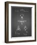 PP609-Black Grid Antique Camera Tripod Head Improvement Patent Poster-Cole Borders-Framed Giclee Print
