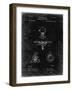 PP609-Black Grunge Antique Camera Tripod Head Improvement Patent Poster-Cole Borders-Framed Giclee Print