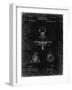 PP609-Black Grunge Antique Camera Tripod Head Improvement Patent Poster-Cole Borders-Framed Giclee Print