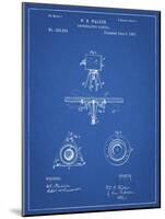 PP609-Blueprint Antique Camera Tripod Head Improvement Patent Poster-Cole Borders-Mounted Giclee Print