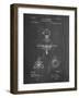 PP609-Chalkboard Antique Camera Tripod Head Improvement Patent Poster-Cole Borders-Framed Giclee Print