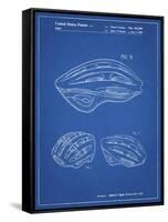 PP610-Blueprint Bicycle Helmet Patent Poster-Cole Borders-Framed Stretched Canvas