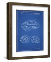 PP610-Blueprint Bicycle Helmet Patent Poster-Cole Borders-Framed Giclee Print