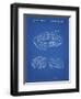 PP610-Blueprint Bicycle Helmet Patent Poster-Cole Borders-Framed Giclee Print