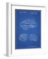 PP610-Blueprint Bicycle Helmet Patent Poster-Cole Borders-Framed Giclee Print