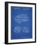 PP610-Blueprint Bicycle Helmet Patent Poster-Cole Borders-Framed Giclee Print