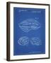 PP610-Blueprint Bicycle Helmet Patent Poster-Cole Borders-Framed Giclee Print