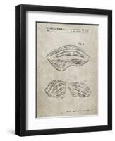 PP610-Sandstone Bicycle Helmet Patent Poster-Cole Borders-Framed Giclee Print