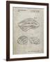 PP610-Sandstone Bicycle Helmet Patent Poster-Cole Borders-Framed Giclee Print