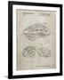 PP610-Sandstone Bicycle Helmet Patent Poster-Cole Borders-Framed Giclee Print