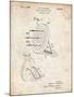 PP613-Vintage Parchment Archery Target and Stand Patent Poster-Cole Borders-Mounted Giclee Print