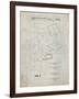 PP614-Antique Grid Parchment iPad Design 2005 Patent Poster-Cole Borders-Framed Giclee Print