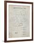 PP614-Antique Grid Parchment iPad Design 2005 Patent Poster-Cole Borders-Framed Giclee Print