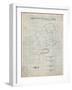 PP614-Antique Grid Parchment iPad Design 2005 Patent Poster-Cole Borders-Framed Giclee Print