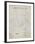 PP614-Antique Grid Parchment iPad Design 2005 Patent Poster-Cole Borders-Framed Giclee Print