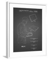 PP614-Black Grid iPad Design 2005 Patent Poster-Cole Borders-Framed Giclee Print