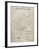 PP614-Sandstone iPad Design 2005 Patent Poster-Cole Borders-Framed Giclee Print