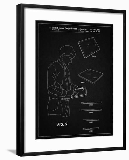 PP614-Vintage Black iPad Design 2005 Patent Poster-Cole Borders-Framed Giclee Print