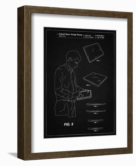 PP614-Vintage Black iPad Design 2005 Patent Poster-Cole Borders-Framed Giclee Print